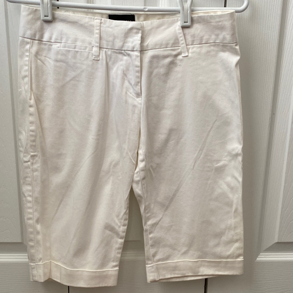 The Limited White Women's Bermudas